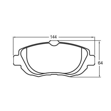 Performance Friction 0619.90.17.04 Racing Pad - 97 Compound