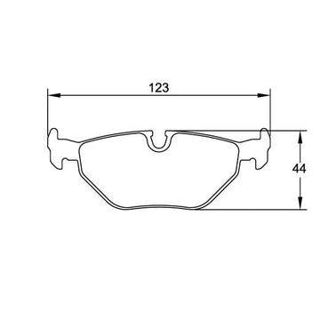 Pagid U-1285 Black Racing Pad - RS14 Compound
