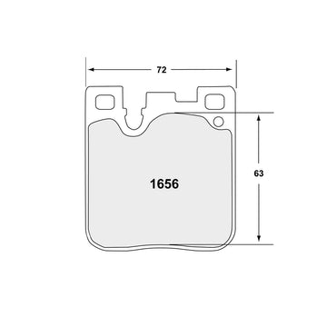Performance Friction 1656.11.16.44 Racing Pad - 11 Compound