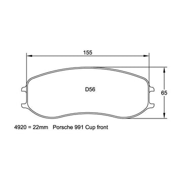 Pagid U-4928 Yellow Racing Pad - RS29 Compound