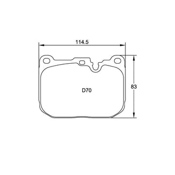 Pagid U-4931 Racing Pad - RSL-1 Compound