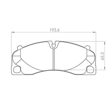Performance Friction 7721.11.17.44 Racing Pad - 11 Compound