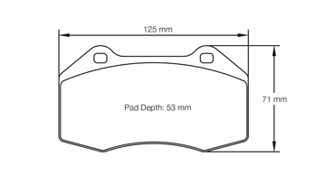 Pagid U-8023 Racing Pads - RST-3 Compound