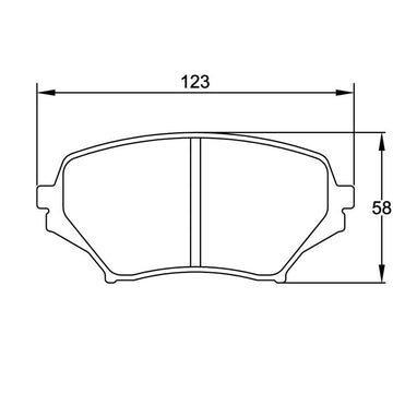 Pagid U-8082 Yellow Racing Pad - RS29 Compound