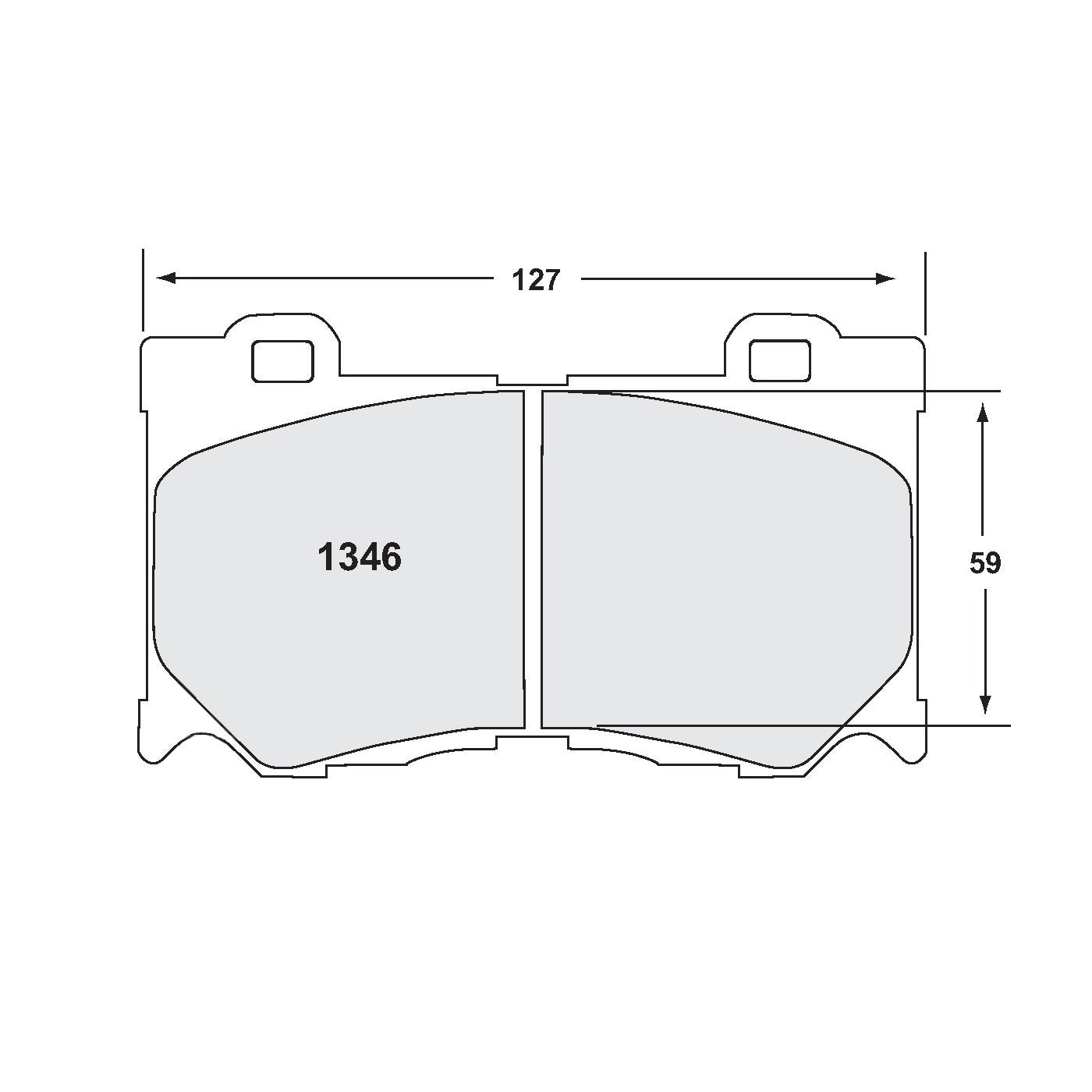 Performance Friction 1346.01.16.44 Racing Pad - 01 Compound