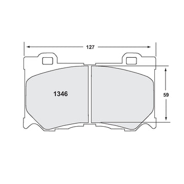 Performance Friction 1346.01.16.44 Racing Pad - 01 Compound
