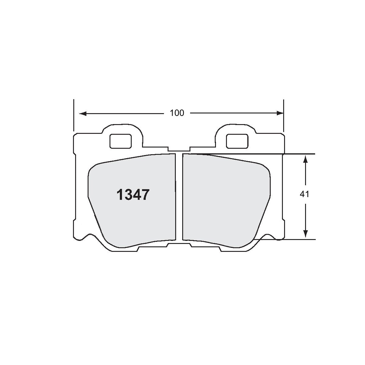 Performance Friction 1347.08.14.44 Racing Pad - 08 Compound