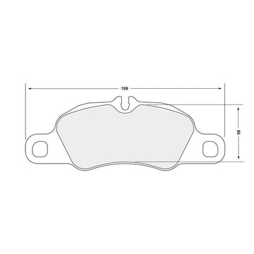 Performance Friction 1389.08.17.44 Racing Pad - 08 Compound