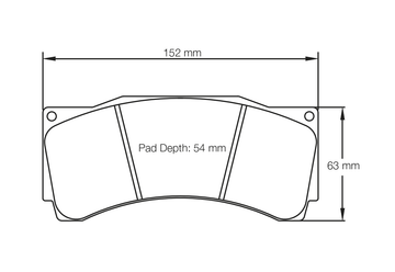 Pagid U-1539 Racing Pads - RST-3 Compound