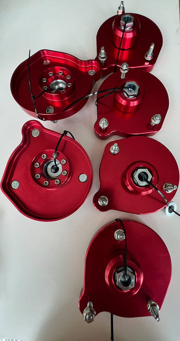 Front Monoball Camber Plates (Thunder Lane) - Porsche 992 Carrera (all)