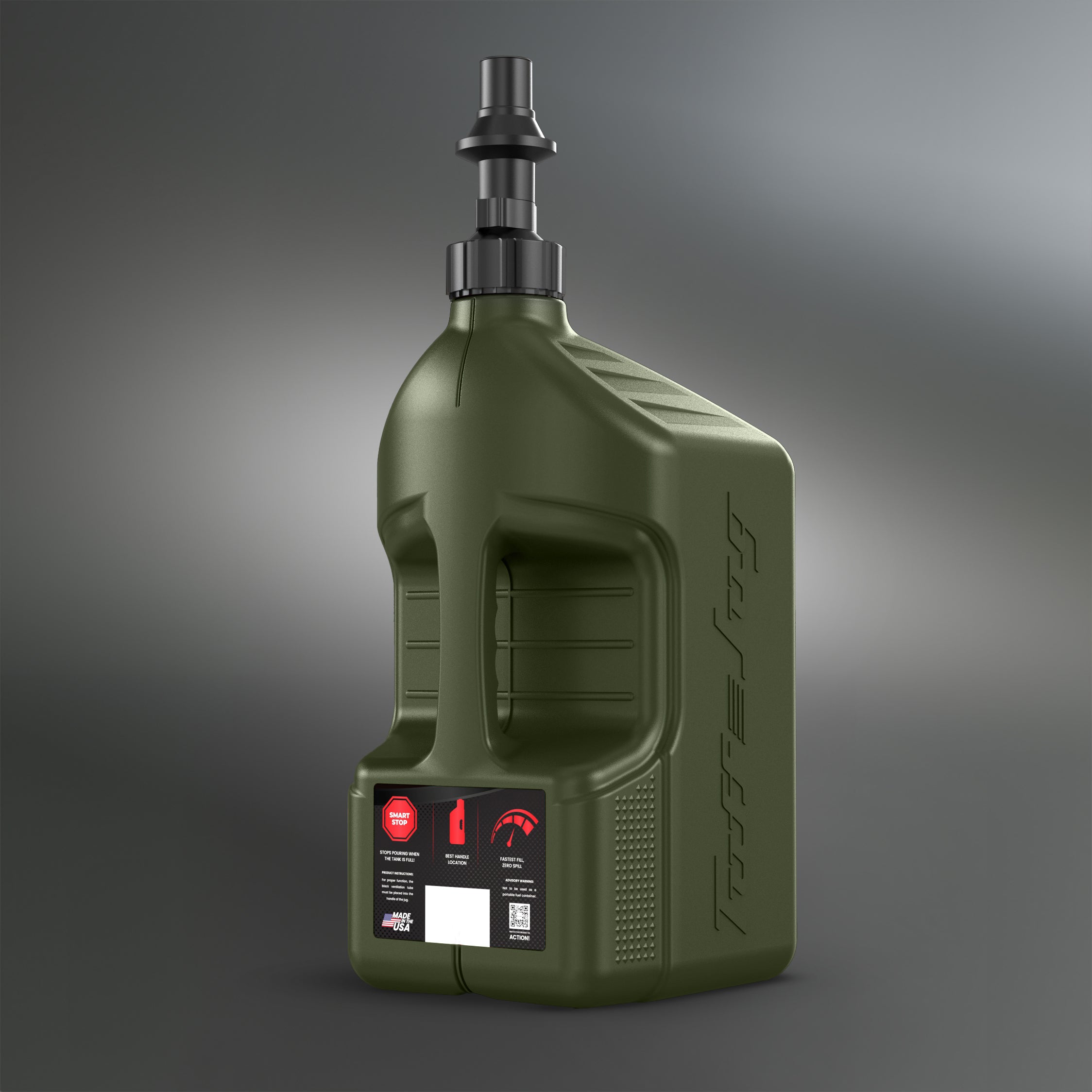 Tuff Jug Fuel Jug - 5 Gal - Forest Green