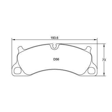 Pagid U-4922 Yellow Racing Pad - RS29 Compound