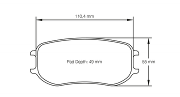 Pagid U-4929 Racing Pads - RST-3 Compound