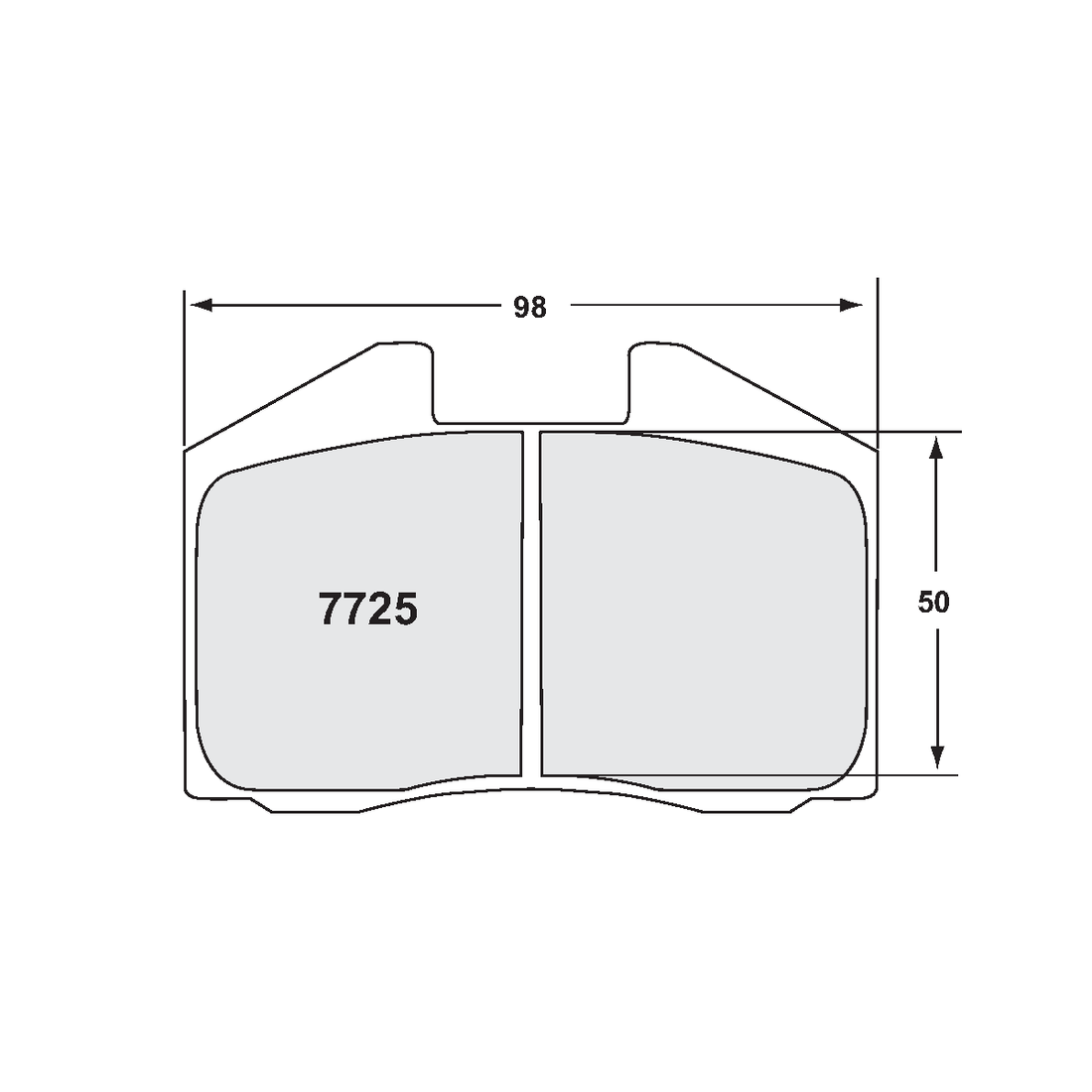 PFC Porsche / Ferrari Front & Rear Brake Pads - 08 Compound - 7725.08.18.44 (0345-shape)