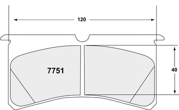 Performance Friction 7751.97.20.44 Racing Pad - 97 Compound