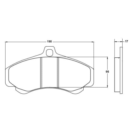 PFC Porsche 996/997 GT2 GT3 Turbo Front Brake Pads - 06 Compound - 7819.06.17.44 - Spicy Cat Racing