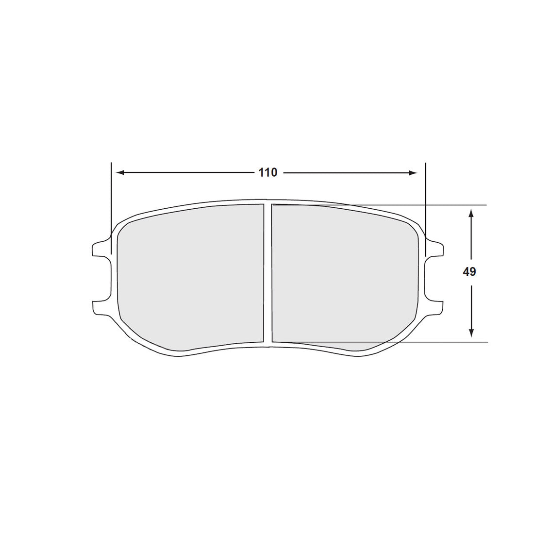 PFC Porsche 991 Cup / Cayman GT4 Clubsport Rear Brake Pads - 81 Compound - 7969.81.26.44