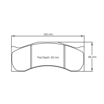 Pagid U-8044 Racing Pad - RST-1 Compound