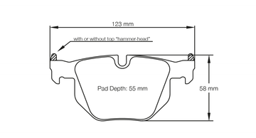 Pagid U-8051 Racing Pads - RSL-1 Compound