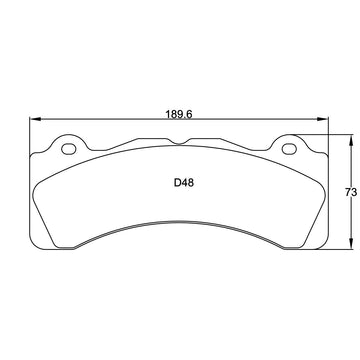Pagid U-8061 Yellow Racing Pad - RS29 Compound