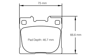 Pagid U-8300 Yellow Racing Pads - RS-29 Compound