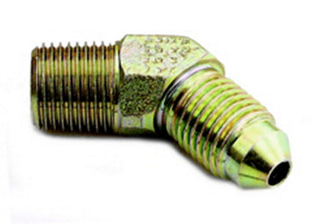 A-1 PRODUCTS 45 Male Elbow #3 to 1/8 NPT Steel Fitting