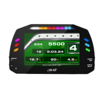 AiM Sports MXS 1.3 Compact Color TFT Dash And Data Logger