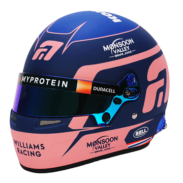 Bell HP77 Alex Albon 1:2 Scale F1 Mini Helmet | Williams 2024 F1 Season
