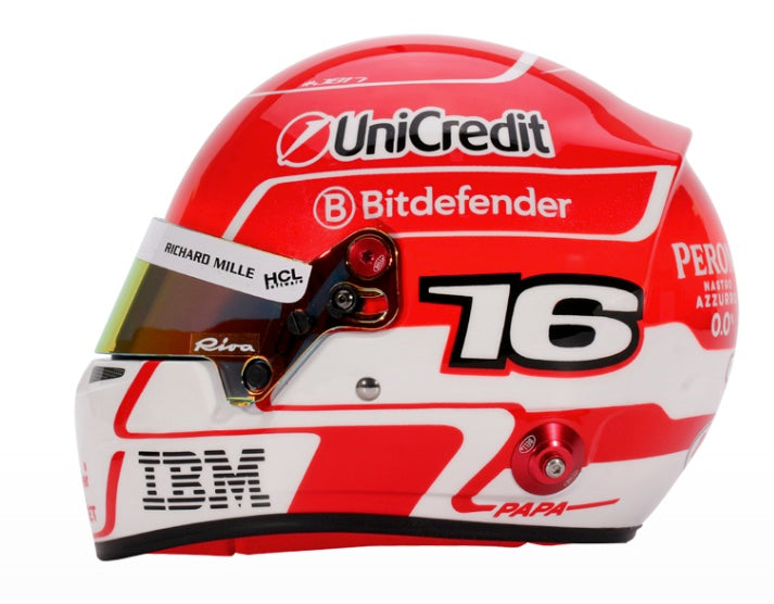 Bell HP77 Charles Leclerc 1:2 Scale F1 Mini Helmet | Ferrari 2025 F1 Season