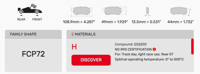 Ferodo FCP0072 Brake Pads
