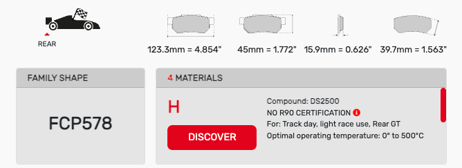 Ferodo FCP0578 Brake Pads