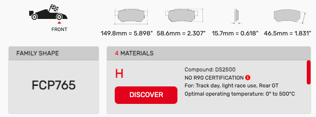 Ferodo FCP0765 Brake Pads