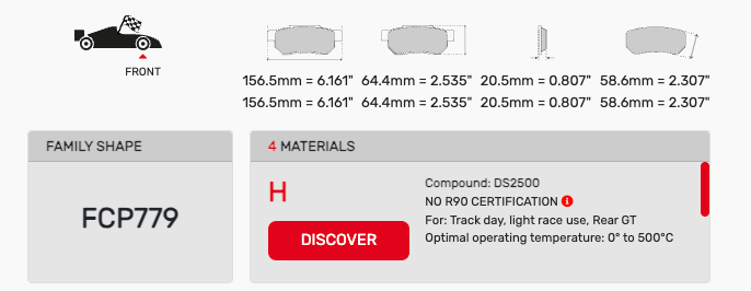 Ferodo FCP0779 Brake Pads