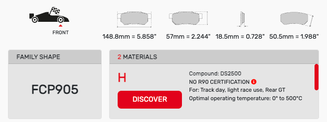 Ferodo FCP0905 Brake Pads