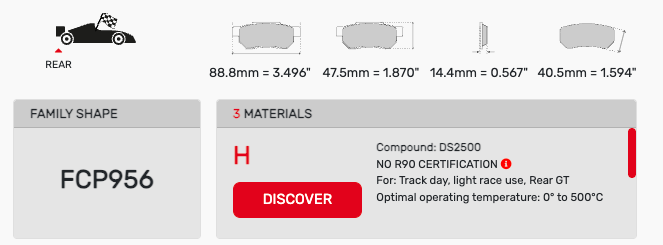 Ferodo FCP0956 Brake Pads