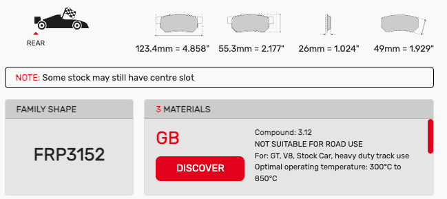 Ferodo FRP3152 Brake Pads