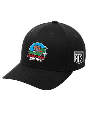 Spicy Cat Racing Embroidered Flex Fit hat
