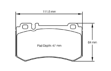 Pagid Racing Brake Pads No. 8031 (Rear)