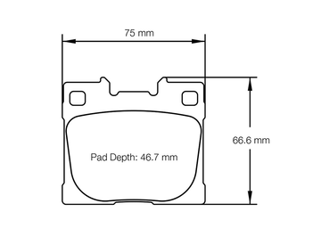 Pagid Racing Brake Pads No. 8300 (Rear)