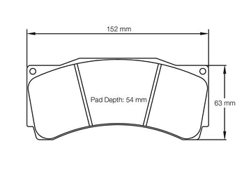 Pagid Racing Brake Pads No. 1904 (Front)