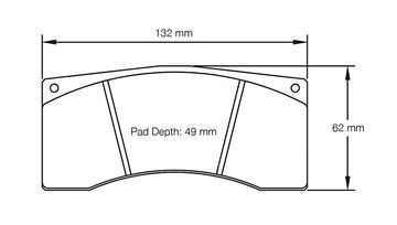 Pagid Racing Brake Pads No. 2704 (Rear)