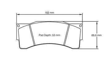 Pagid Racing Brake Pads No. 2557 (Front)