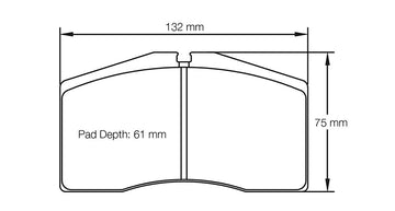 Pagid Racing Brake Pads No. 1908 (Front)