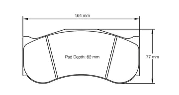 Pagid Racing Brake Pads No. 2017 (Front)