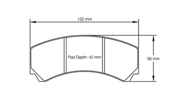 Pagid Racing Brake Pads No. 2126 (Rear)