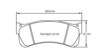 Pagid Racing Brake Pads No. 2488 (Front)