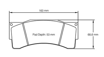 Pagid Racing Brake Pads No. 2688 (Front)