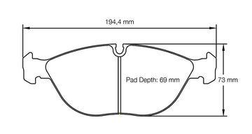 Pagid Racing Brake Pads No. 2830