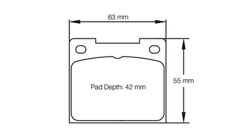 Pagid Racing Brake Pads No. 3102