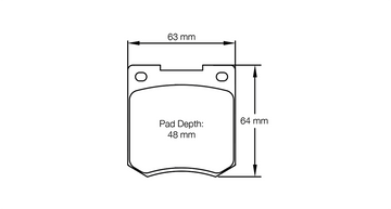 Pagid Racing Brake Pads No. 3190